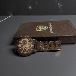 Geneva Black Chronograph Watch