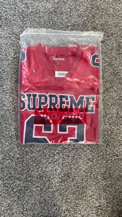 Red Supreme “Bones” Football Jersey