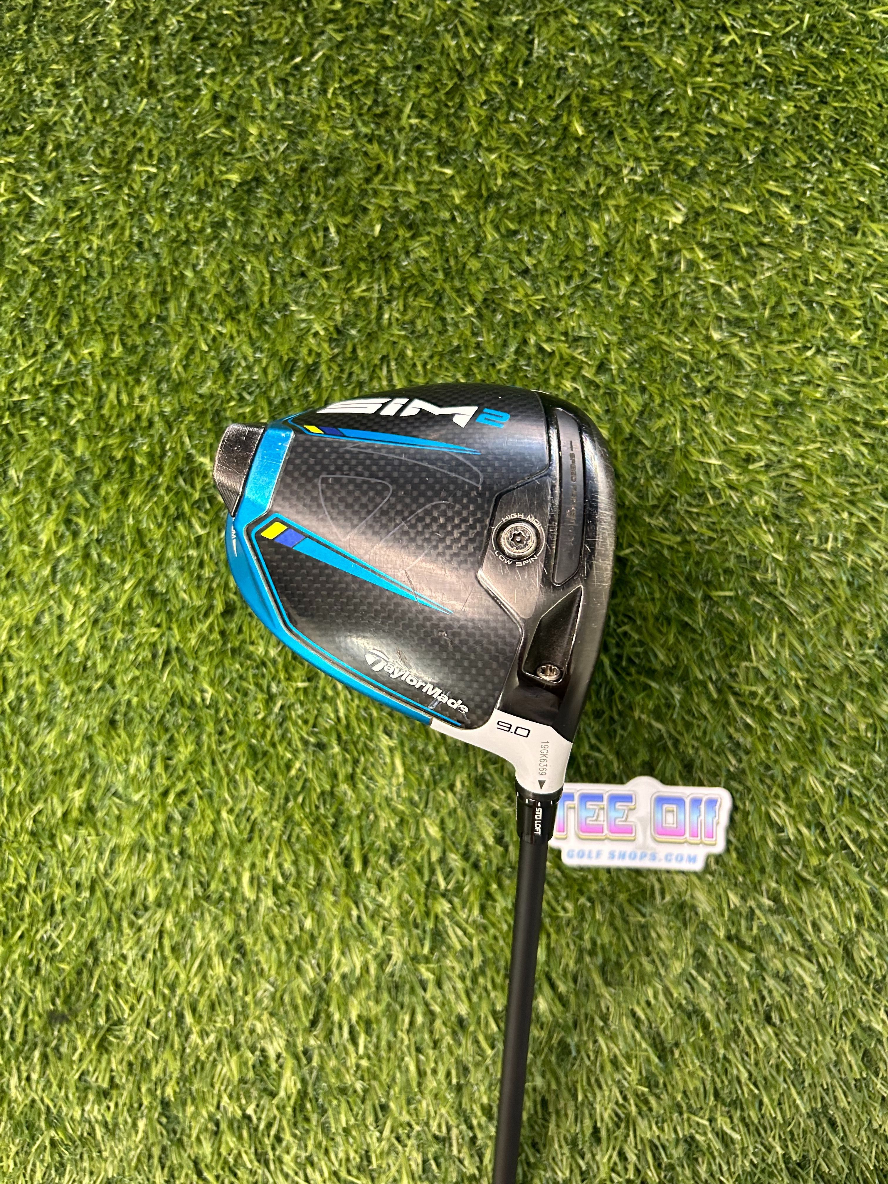 TaylorMade SIM 2 Driver 9 Loft Project X Stiff Flex GP Grip RH