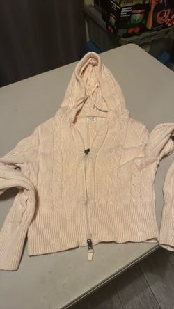 Sweater with a hoodie
