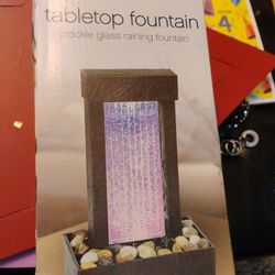 New Table Top Water Fountain Battery Operated 