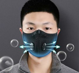 Microfiber Facemask with double air valve