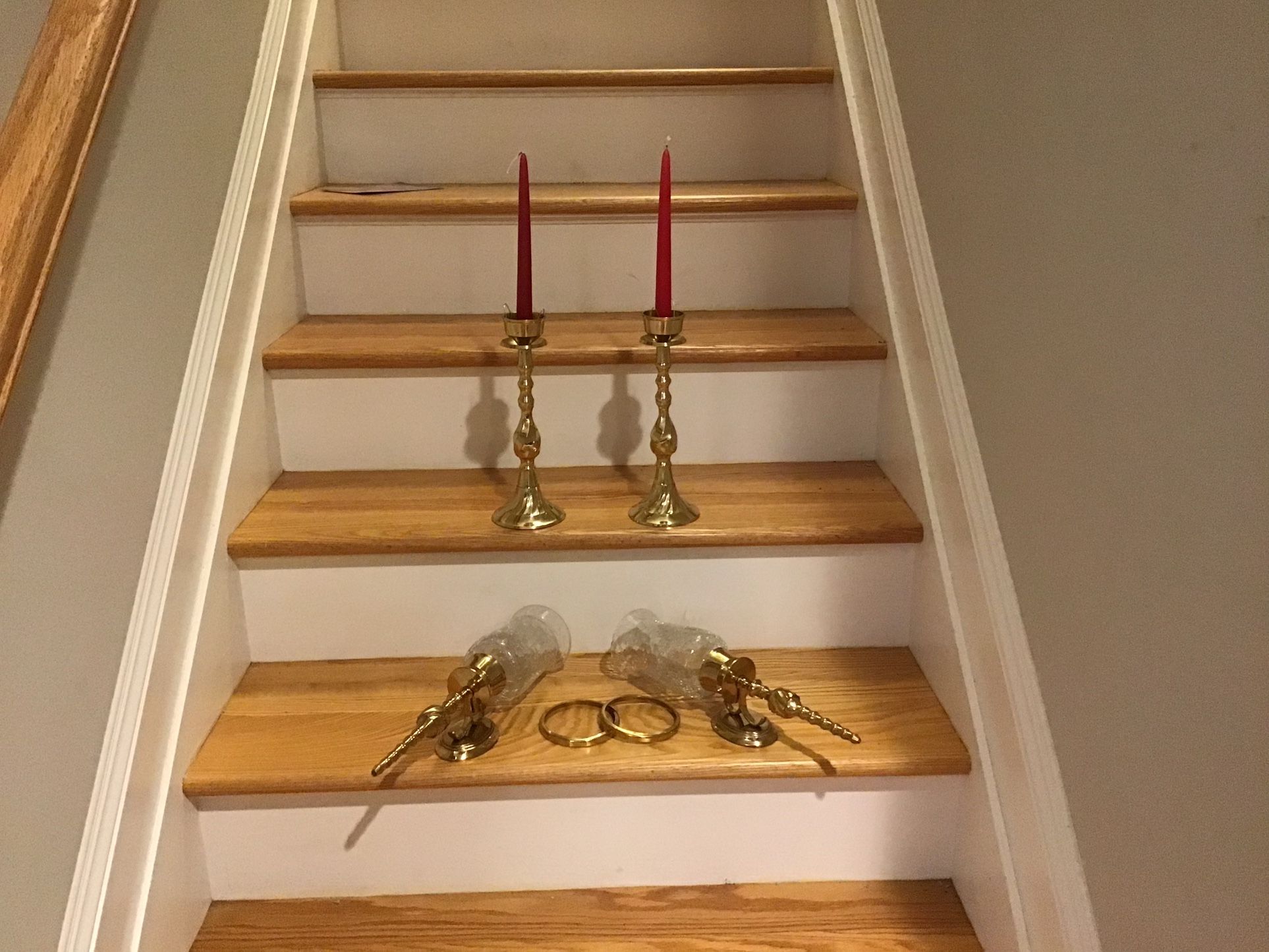 New Brass Candle Holders - Needs No Polishing