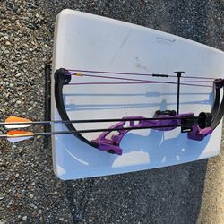 Bear Youth Compound Bow With Arrows