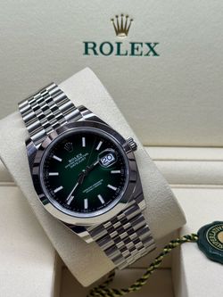 Rolex Datejust 41 126300 Ombre Green Jubilee New