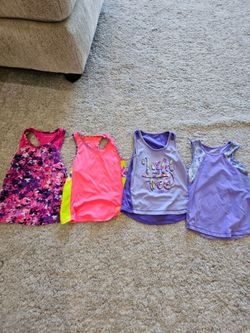 Girls Nike polo & shorts, Skechers tanks & Swim - Priced each below