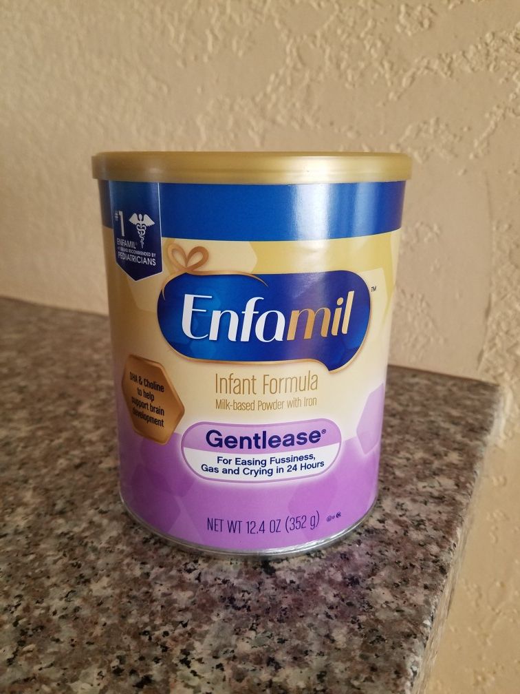 Baby formula, enfamil gentlease