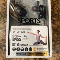 Sony Bluetooth Headphones   Wireless Ear Buds  