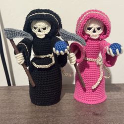 Santa Muerte A Crochet 🧶 Por Pedido 