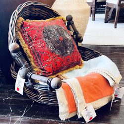 Pair Wooden Asian Baskets Decor - 80% OFF OFFER!!!