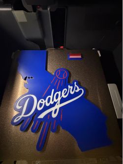 Wall Decor/ LA Dodger wall Art/ Man cave/ Baseball decor