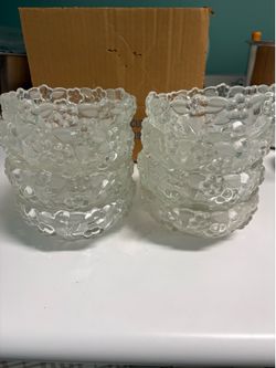 Mikasa crystal Bowls set of 8 antique