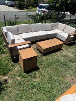 Patio sofa set