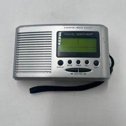 Sharper Image Travel Sound Soother 20 Model SI601 White Noise Alarm Clock 