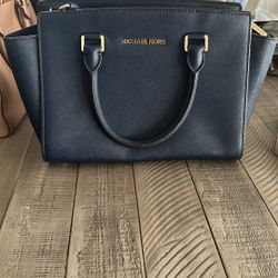 Michael Kors Blue Purse 