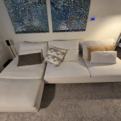 SÖDERHAMN Sofa 3 Sections with Chaise in Fridtuna light beige 