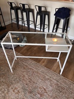 IKEA Vittsjo Glass Laptop Table