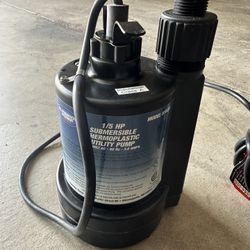 Submersible Thermoplastic Utility Pump