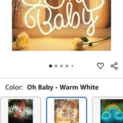 LED Sign For Babyshower/ Birthday