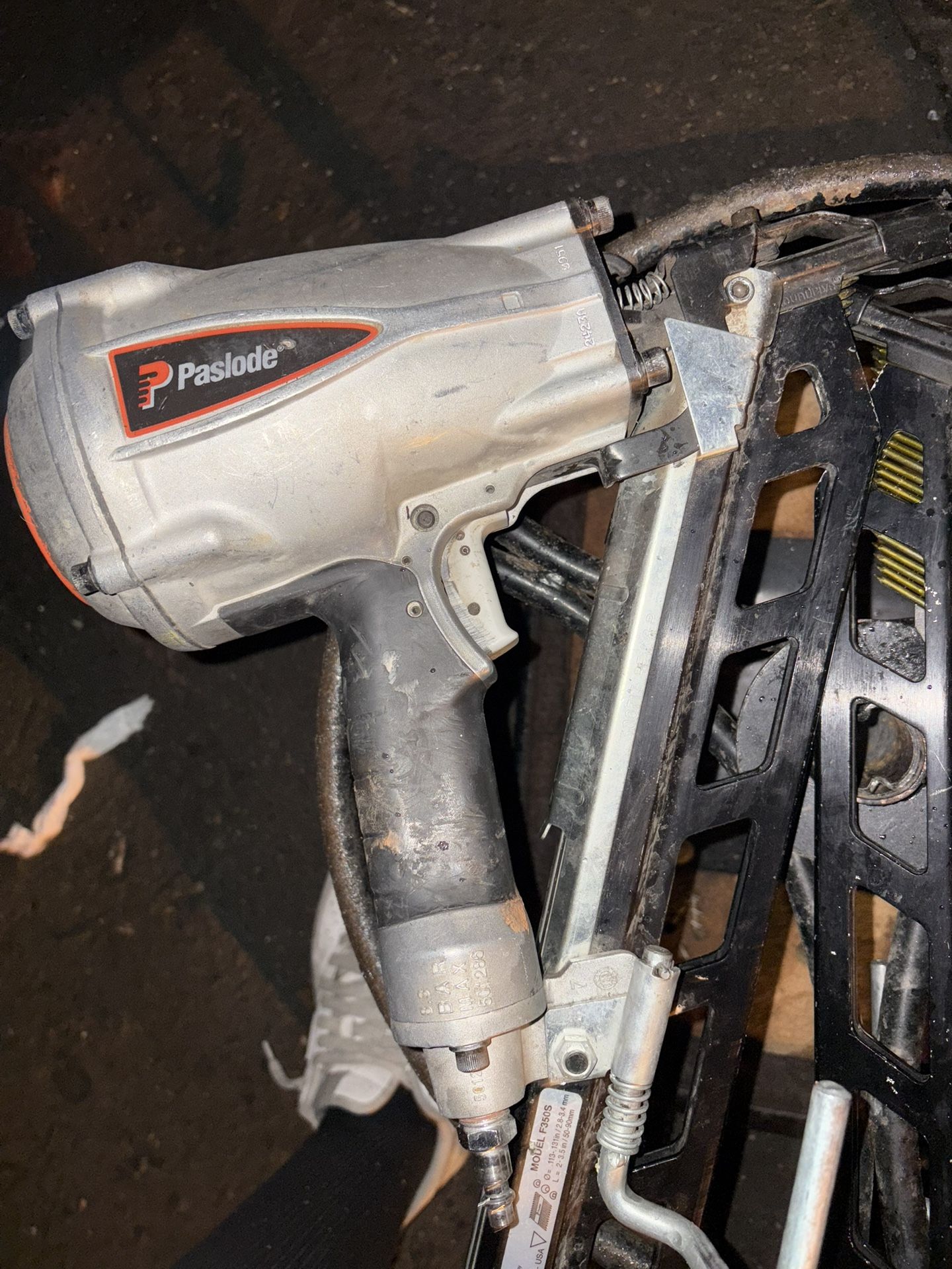 Paslode F350S PowerMaster Plus Framing Nailer, 2" to 3-1/2"