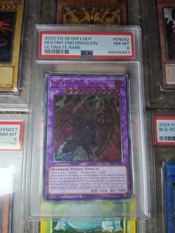 Destiny End Dragoon [Ultimate Rare 1st Edition] LODT-EN042 YuGiOh Light of Destruction PSA 8