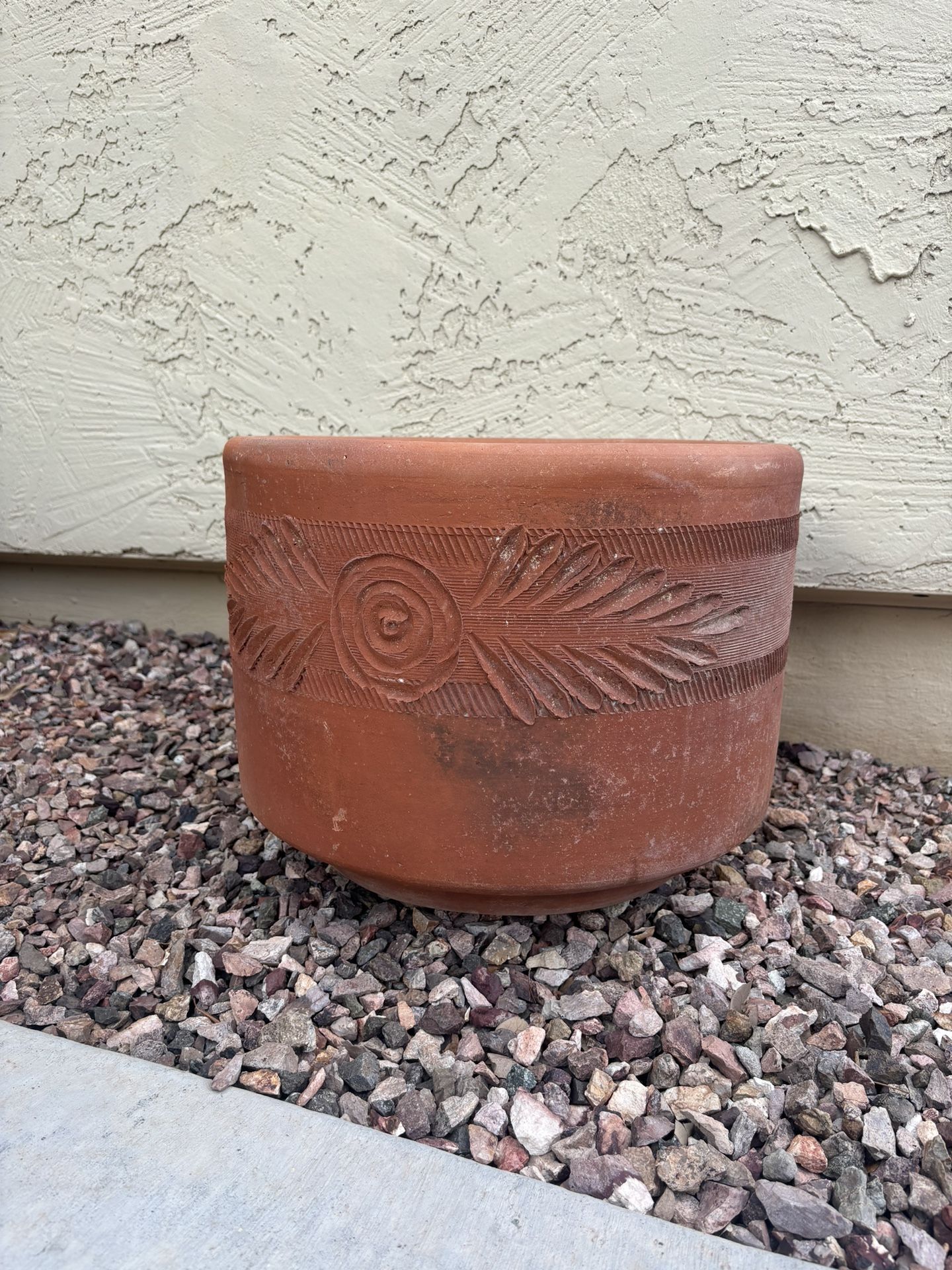 Large Decorative Terracotta Planter Pot