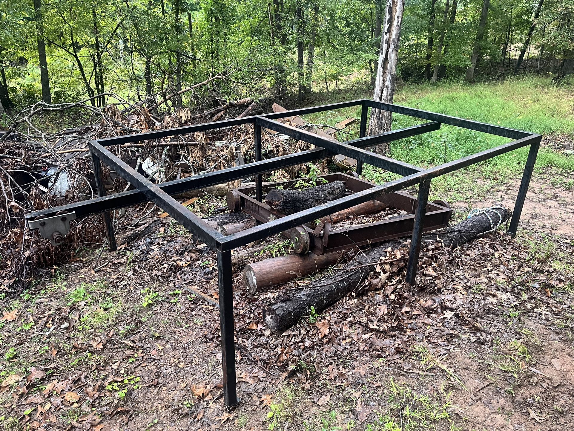 Crane/Rail System for Trailer or Truck, etc.