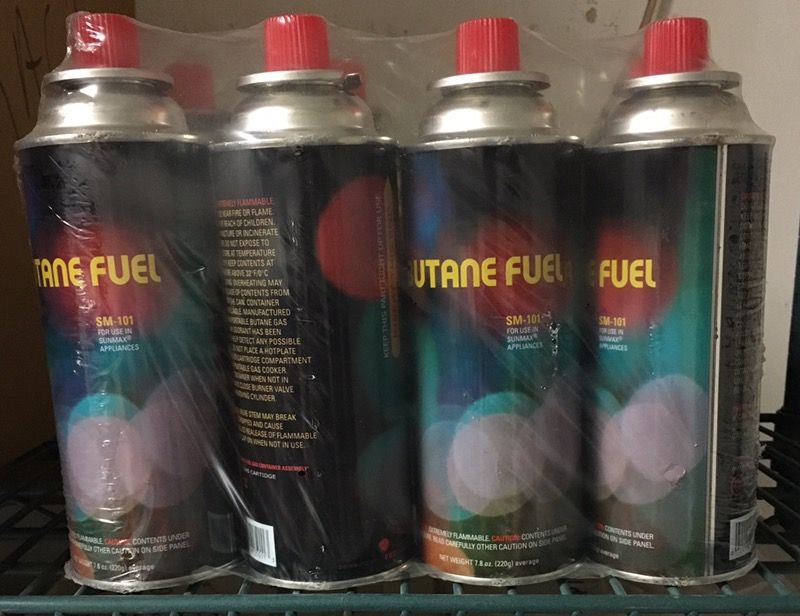 Gas butane sterno
