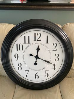 Black Wall clock