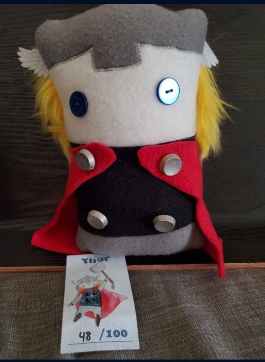 THOR Limited Edition Cubie Handmade Plushie 48/100