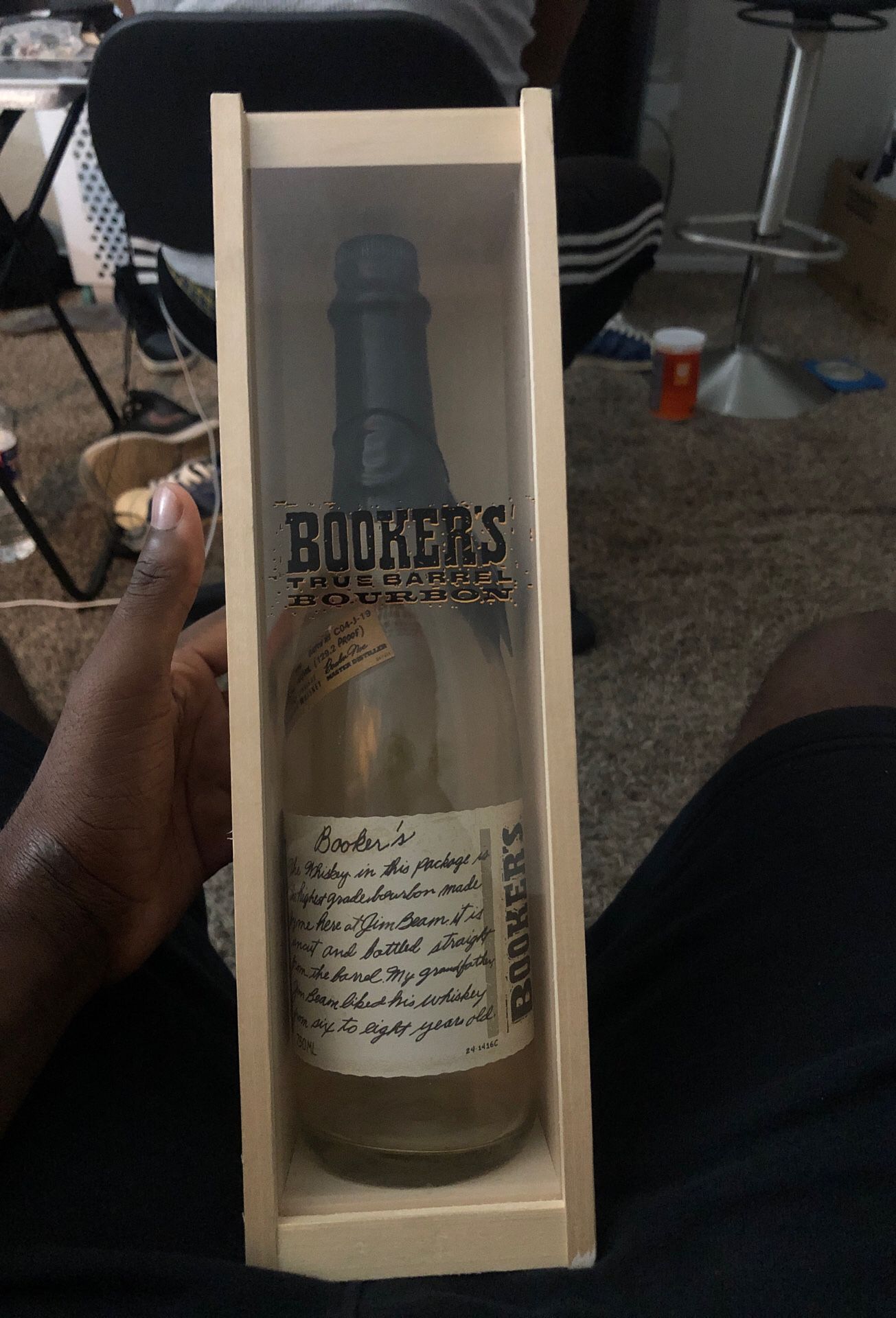 Bookers True Barrel Bourbon collectible