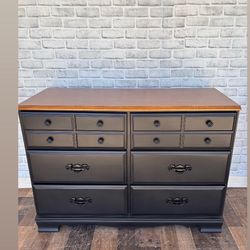 Vintage Black Apothecary Dresser