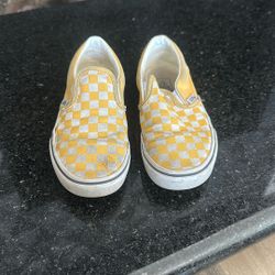 Yellow Vans 2.5y