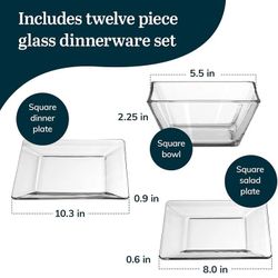 Glass Dinner Sets