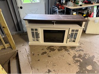 Electric fireplace entertainment  center