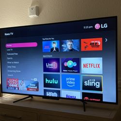 LG - 55" Class (54.6" Diag.) - LED - 1080p - Smart - HDTV Roku TV