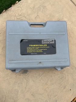 Framing Nailer 21° Central Pneumatic w/ Case & Nails