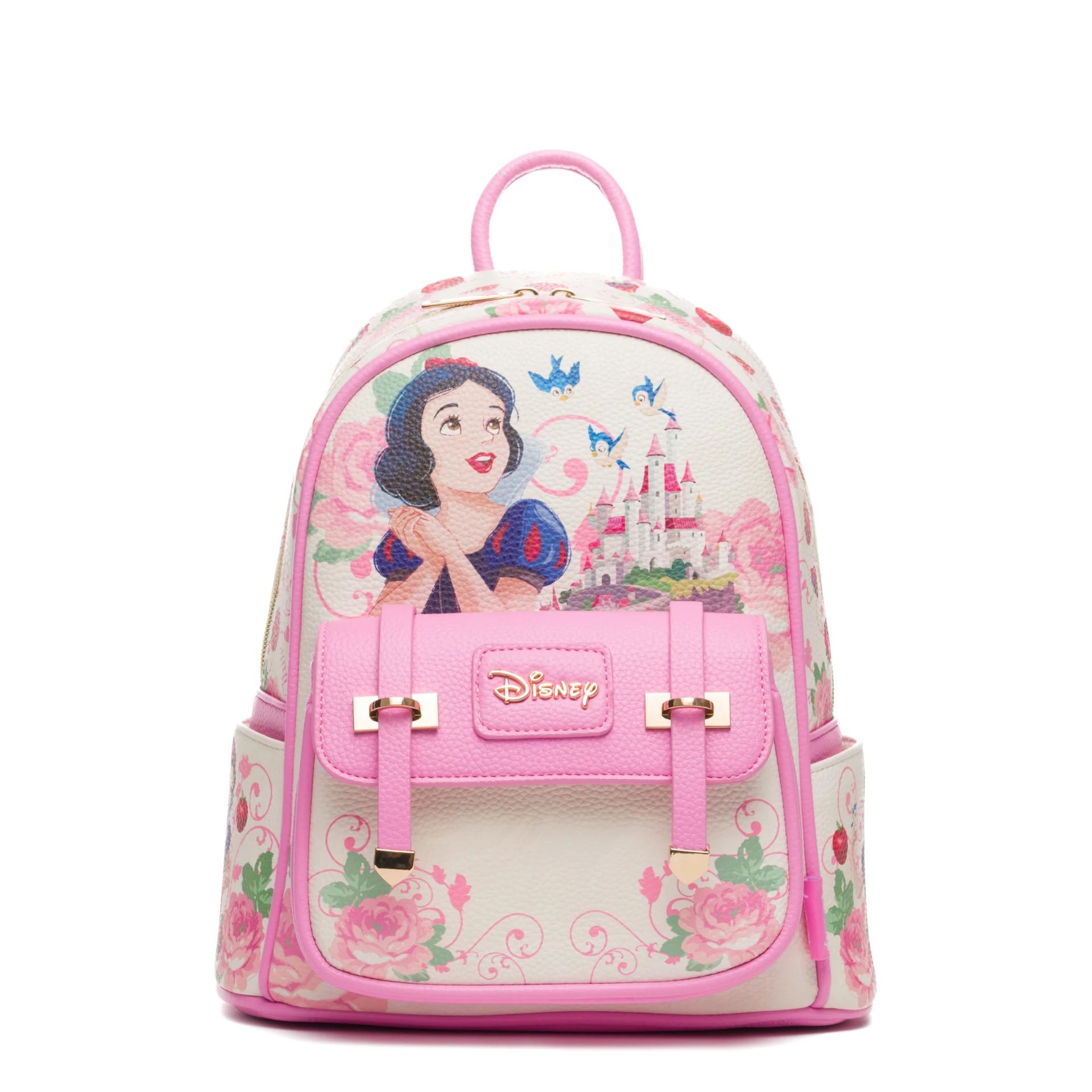 Disney Snow White Mini Backpack – Faux Leather Collectible Bag for Adults, Women