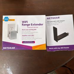 Netgear WiFi Range Extender And USB Adapter