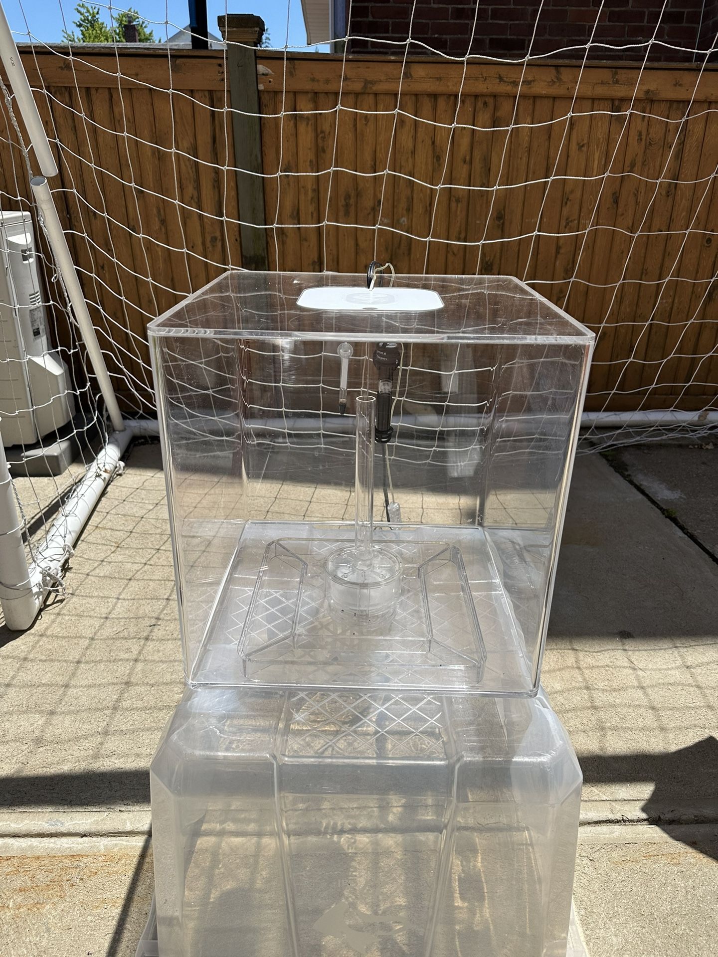 16x16x16 clear fish tank