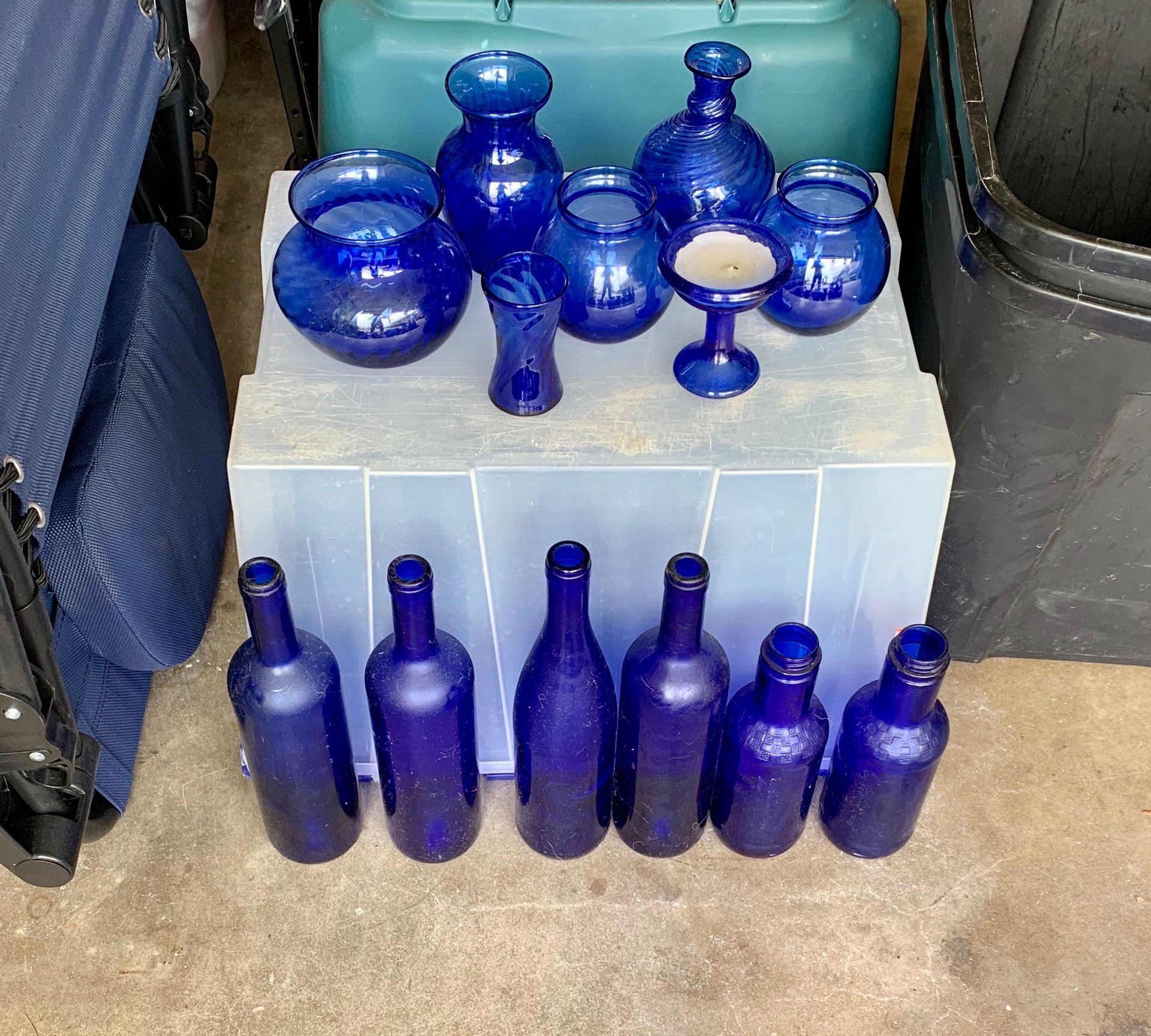 Blue Glass Collection