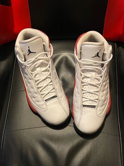 Jordan 13 white red sz8.5
