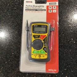 INNOVA Auto-Ranging Digital Multimeter Hands-Free Home & Auto Electrical Tester