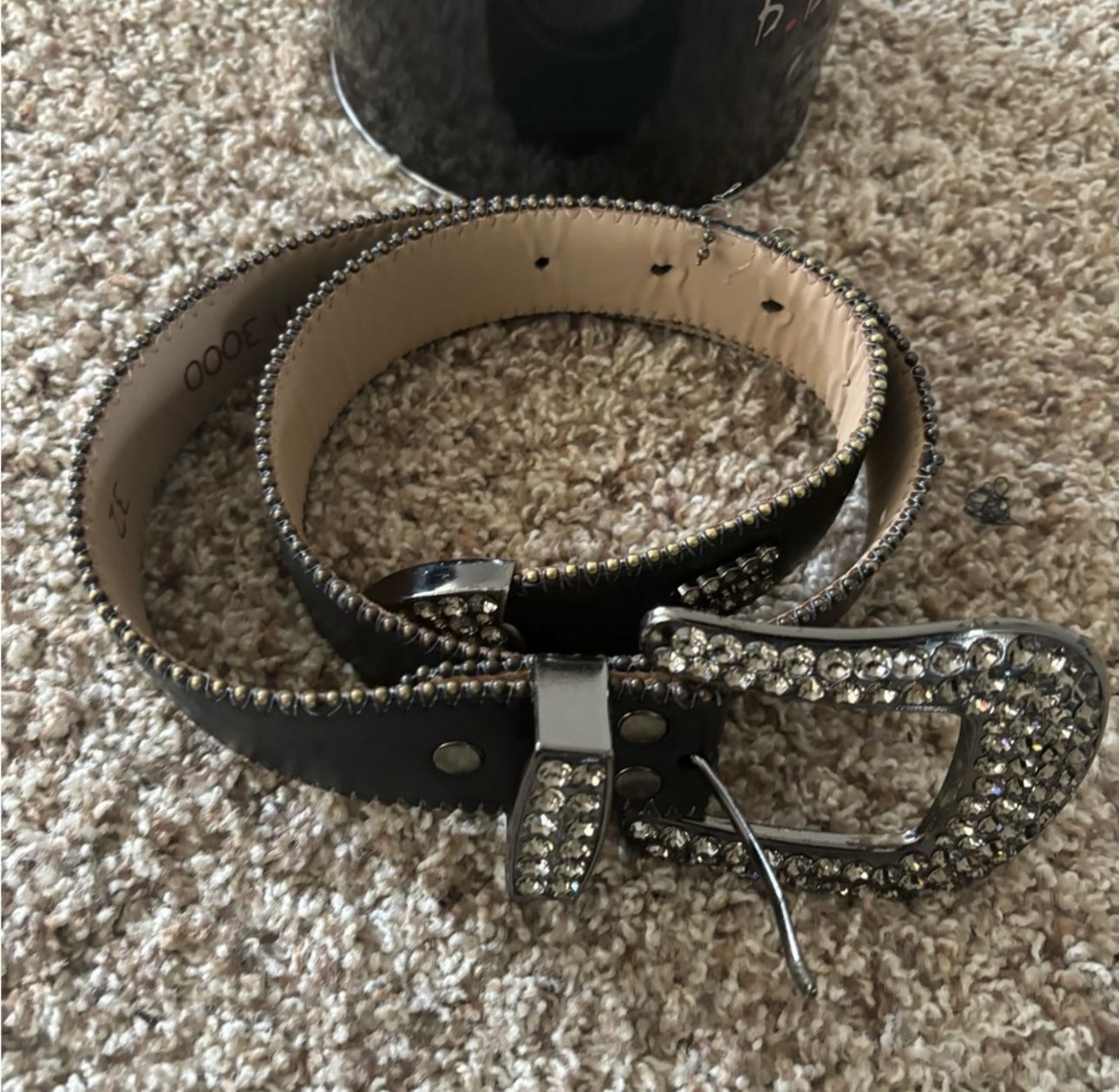 B.B SIMON belt $120 comes with box
