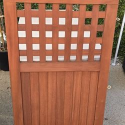 4 Wood Outside Privacy Panels