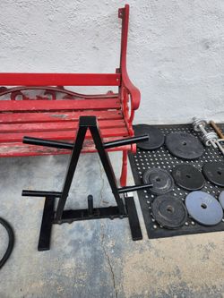 1 inch plate weight stand only