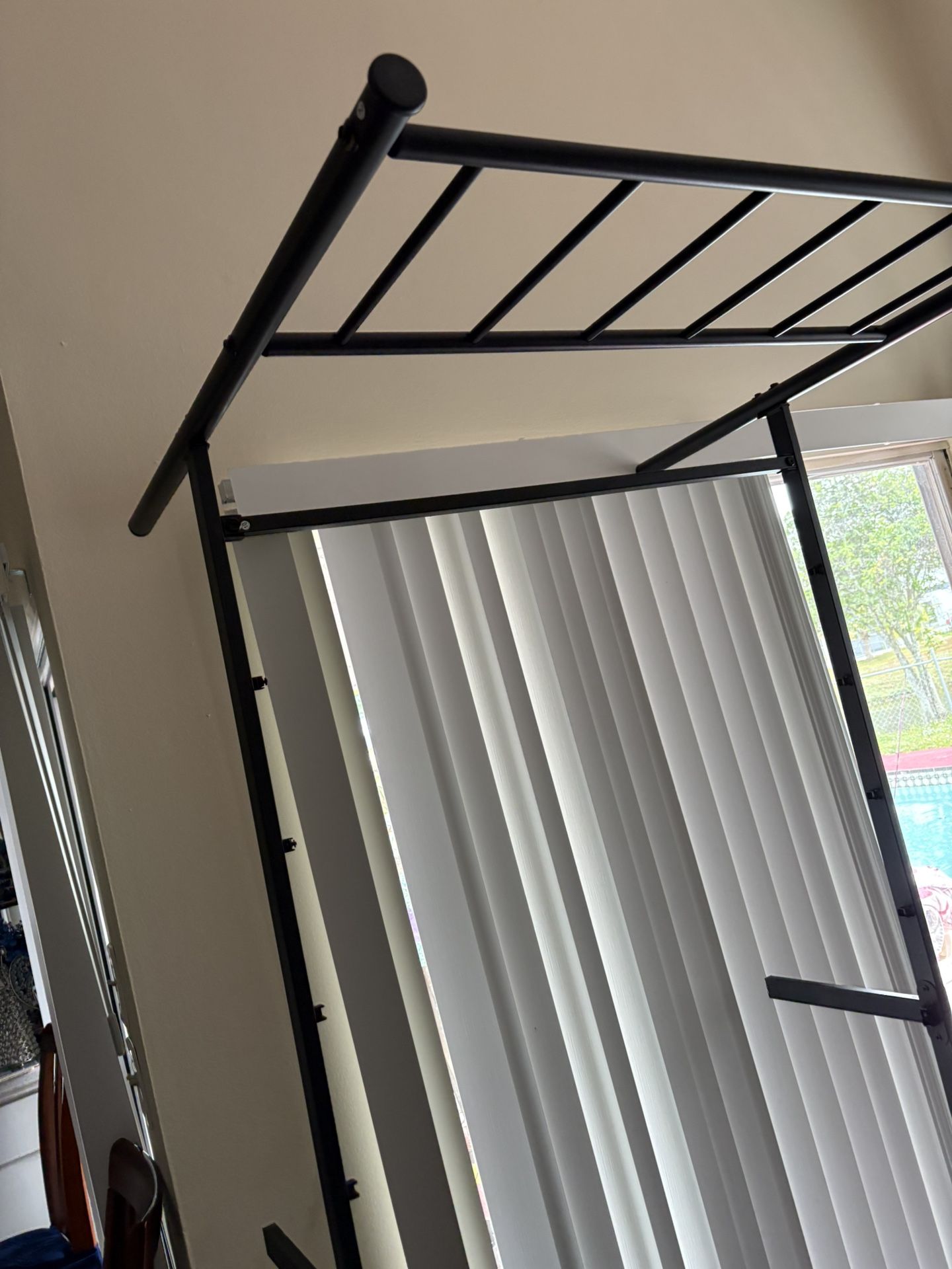 Twin Size Metal Bed With Mattress 