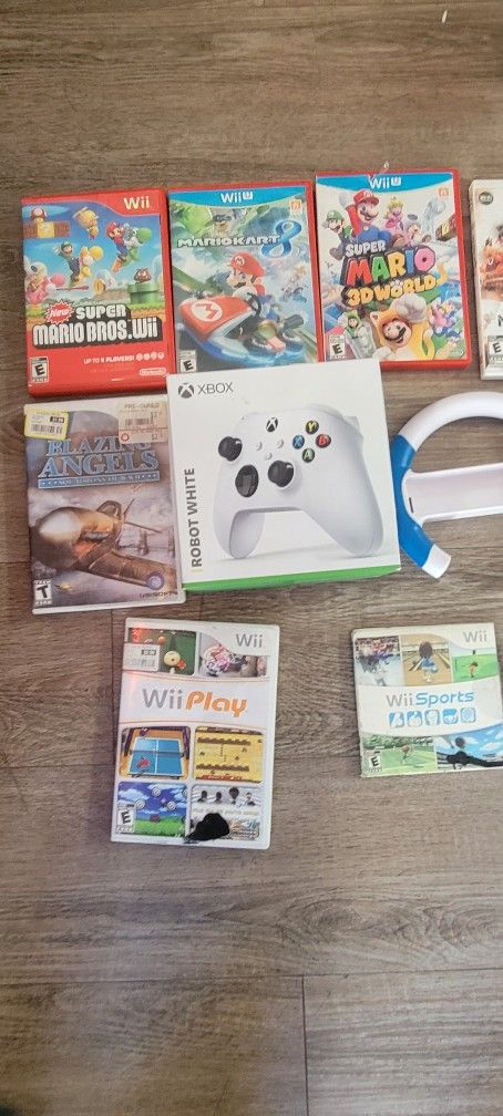 Xbox Controller And Wii Games