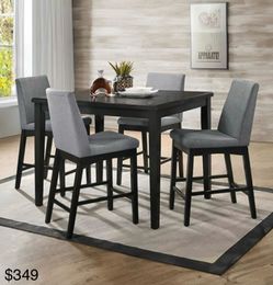 Counter height dining table set