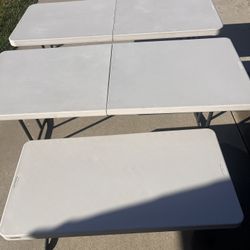 Lifetime Tables, 6ft And 4ft